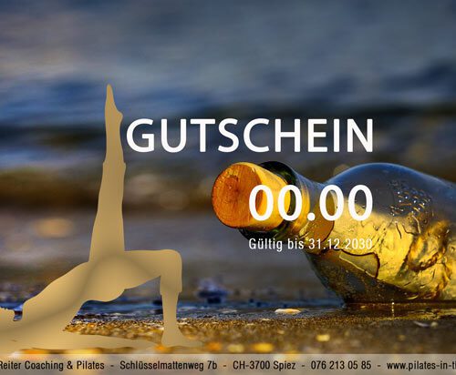 Pilatesgutschein für Männer